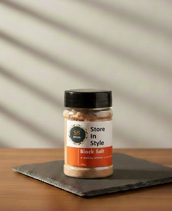 Traditional Black Salt (Kala Namak) - Fine Ground 100g