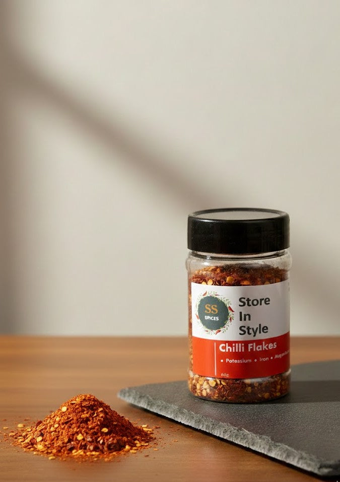 Crushed Red Chilli Flakes 60g
